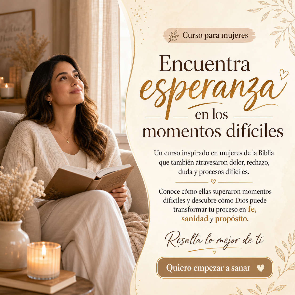 Encuentra esperanza en los momentos difíciles